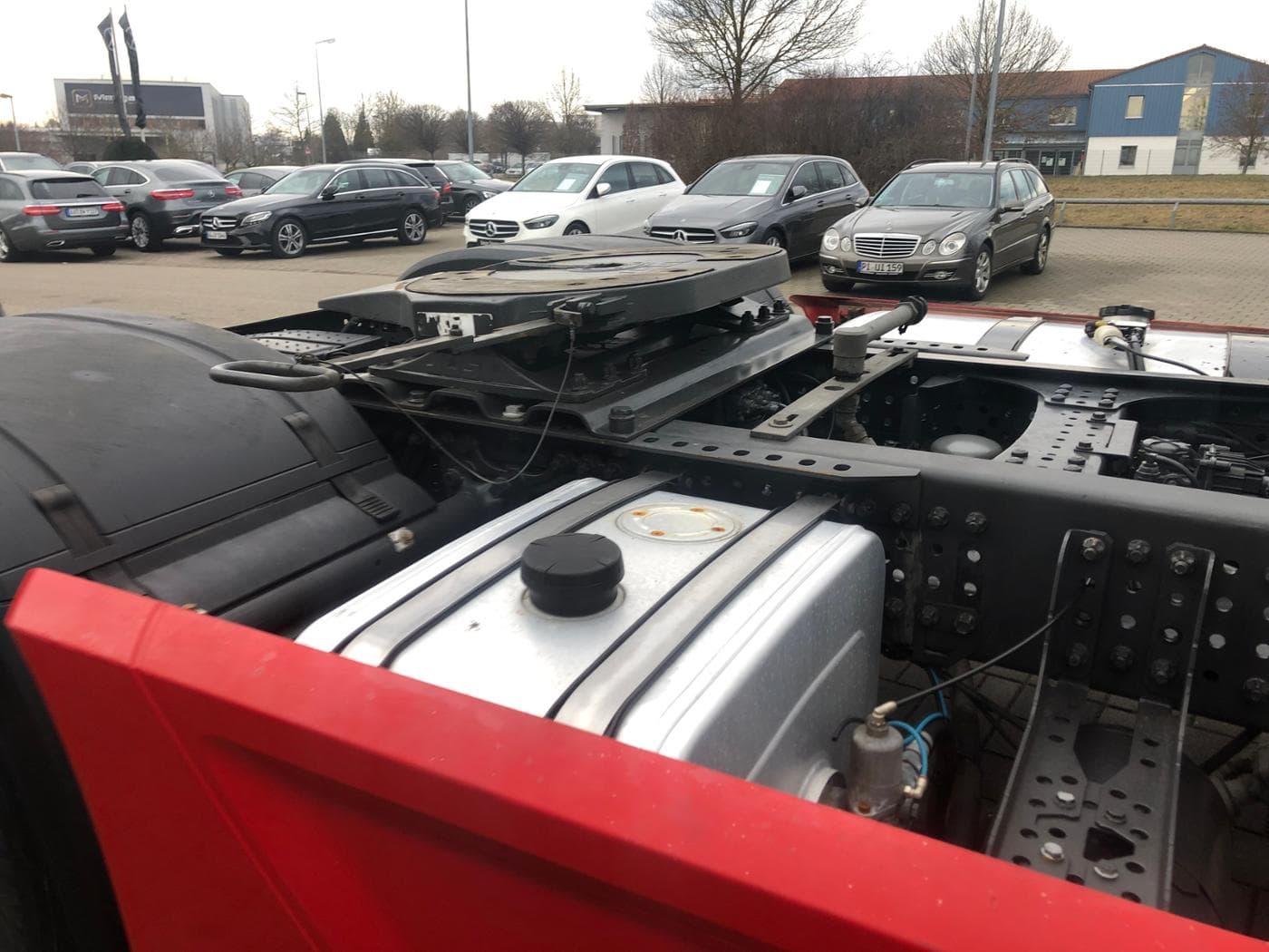 Mercedes-Benz Actros 1846 LS Schubbodenhydraulik mit Leckölleitung Bild 8